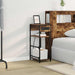 Dulap de noapte Stejar fumuriu 40 x 27 x 76 cm Lemn compozit - WALTI WALTI