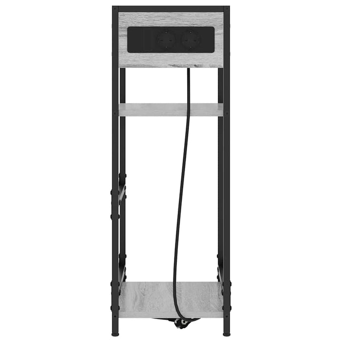 Dulap de noapte Gri Sonoma 40 x 27 x 76 cm Lemn compozit - WALTI WALTI