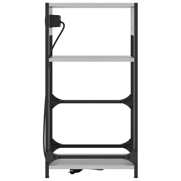 Dulap de noapte Gri Sonoma 40 x 27 x 76 cm Lemn compozit - WALTI WALTI