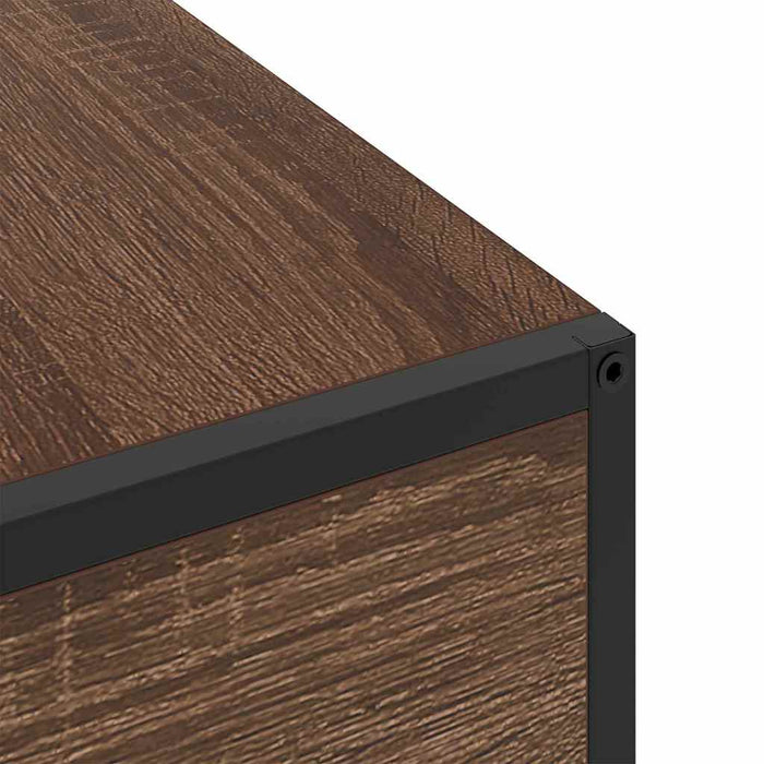 Dulap de noapte Stejar închis 40 x 27 x 76 cm Lemn compozit - WALTI WALTI