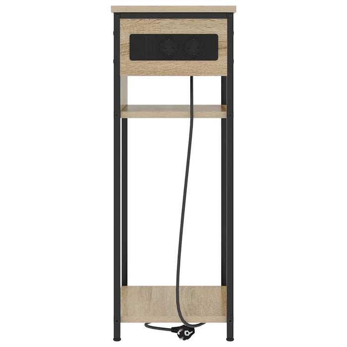 Dulap de noapte Stejar Sonoma 41 x 28 x 76 cm Lemn compozit - WALTI WALTI
