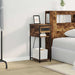 Dulap de noapte Stejar fumuriu 41 x 28 x 76 cm Lemn compozit - WALTI WALTI