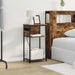Dulap de noapte Stejar fumuriu 41 x 28 x 76 cm Lemn compozit - WALTI WALTI