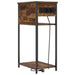 Dulap de noapte Stejar fumuriu 41 x 28 x 76 cm Lemn compozit - WALTI WALTI