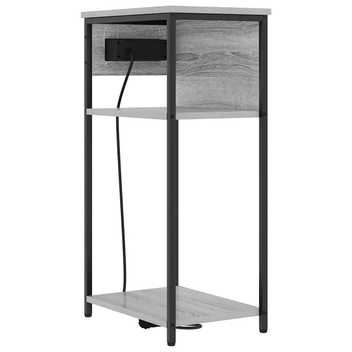 Dulap de noapte Gri Sonoma 41 x 28 x 76 cm Lemn compozit - WALTI WALTI