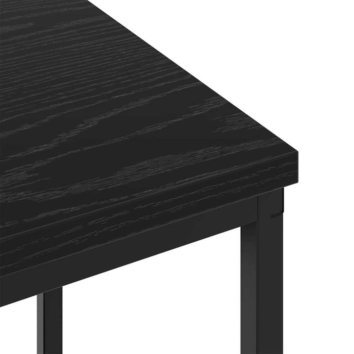 Dulap de noapte Stejar Negru 38 x 30 x 48 cm Lemn compozit - WALTI WALTI