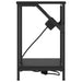 Dulap de noapte Stejar Negru 38 x 30 x 48 cm Lemn compozit - WALTI WALTI