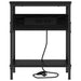 Dulap de noapte 2 pcs Stejar Negru 38 x 30 x 48 cm - WALTI WALTI