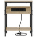 Dulap de noapte Stejar Sonoma 38 x 30 x 48 cm Lemn compozit - WALTI WALTI