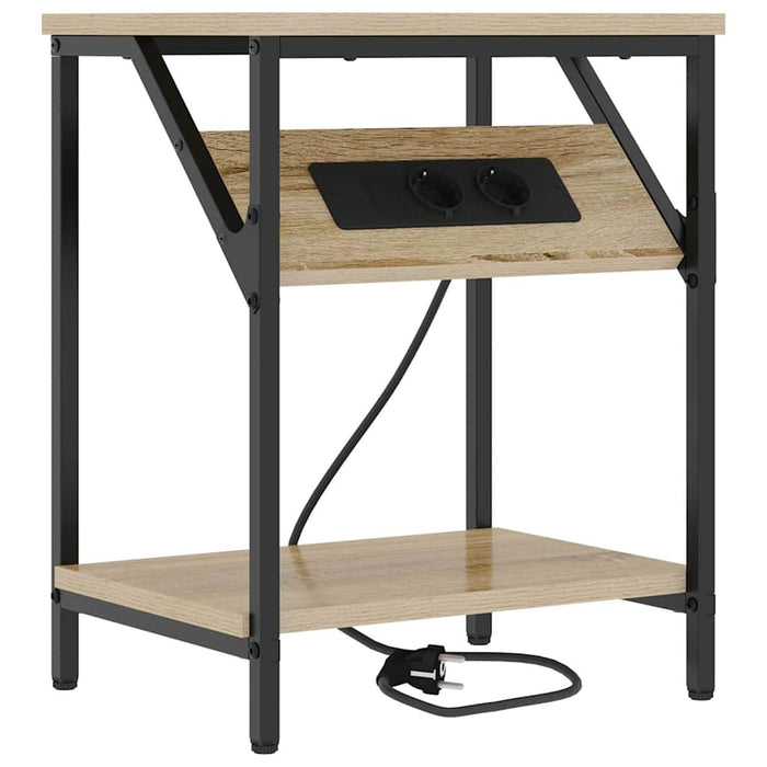 Dulap de noapte 2 pcs Stejar Sonoma 38 x 30 x 48 cm - WALTI WALTI