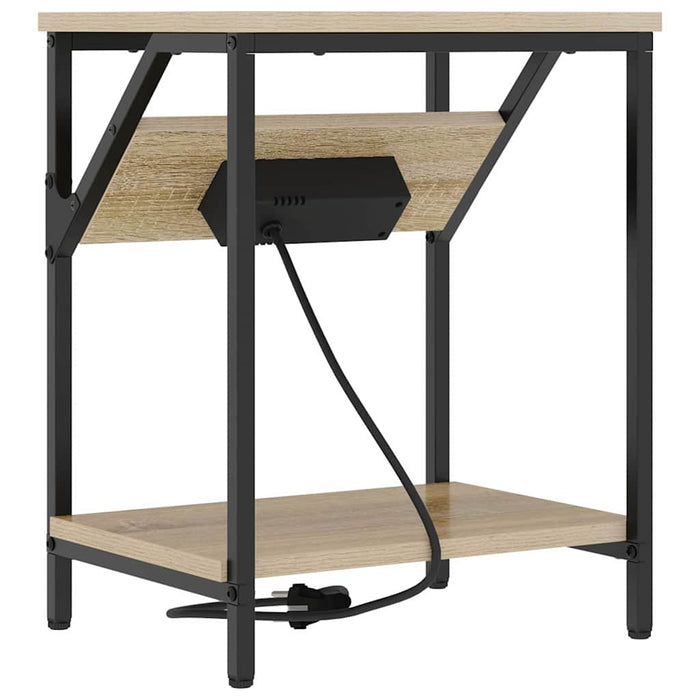 Dulap de noapte 2 pcs Stejar Sonoma 38 x 30 x 48 cm - WALTI WALTI
