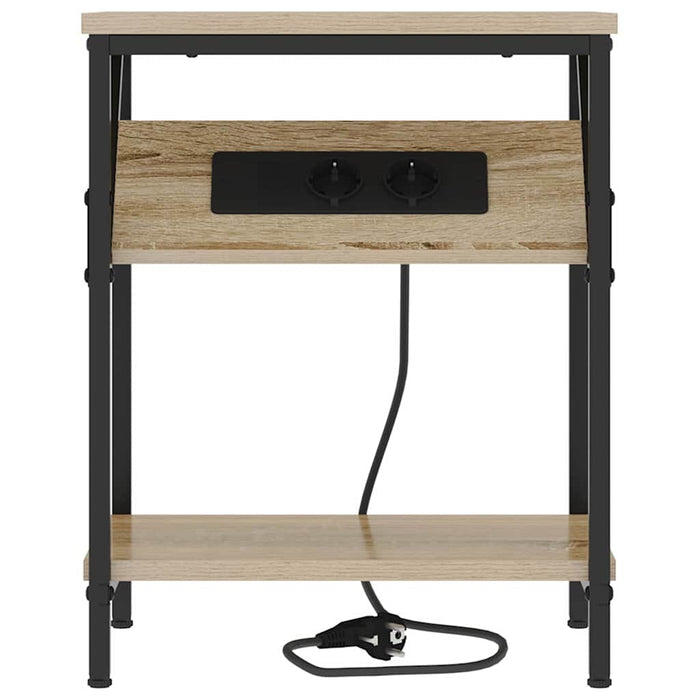 Dulap de noapte 2 pcs Stejar Sonoma 38 x 30 x 48 cm - WALTI WALTI
