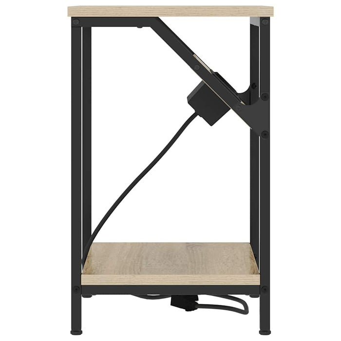 Dulap de noapte 2 pcs Stejar Sonoma 38 x 30 x 48 cm - WALTI WALTI