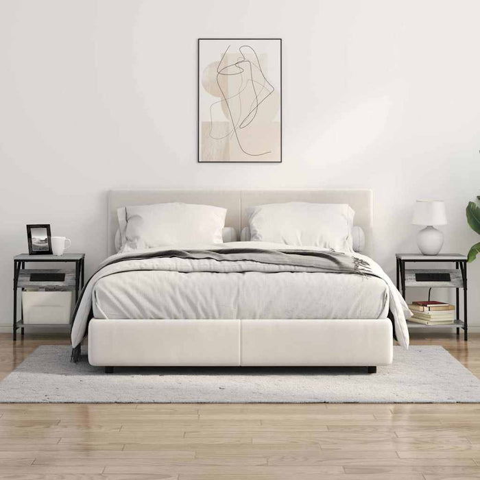 Dulap de noapte Gri Sonoma 38 x 30 x 48 cm Lemn compozit - WALTI WALTI