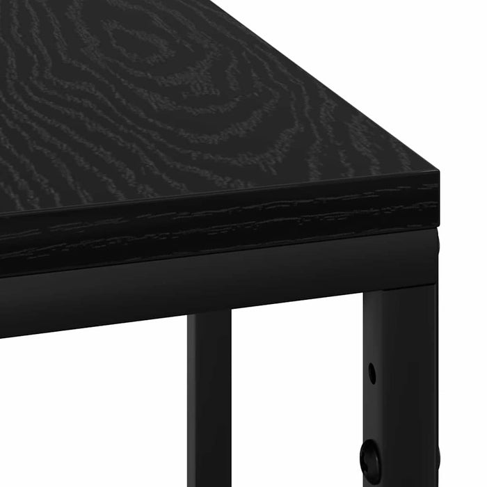 Dulap de noapte Stejar Negru 41,5 x 26 x 60,5 cm Lemn compozit - WALTI WALTI