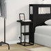 Dulap de noapte Stejar Negru 41,5 x 26 x 60,5 cm Lemn compozit - WALTI WALTI