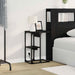 Dulap de noapte Stejar Negru 41,5 x 26 x 60,5 cm Lemn compozit - WALTI WALTI