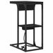 Dulap de noapte Stejar Negru 41,5 x 26 x 60,5 cm Lemn compozit - WALTI WALTI