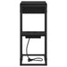 Dulap de noapte Stejar Negru 41,5 x 26 x 60,5 cm Lemn compozit - WALTI WALTI