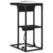 Dulap de noapte Stejar Negru 41,5 x 26 x 60,5 cm Lemn compozit - WALTI WALTI