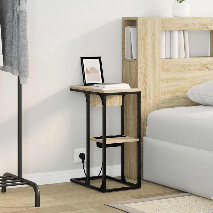 Dulap de noapte Stejar Sonoma 41,5 x 26 x 60,5 cm Lemn compozit - WALTI WALTI