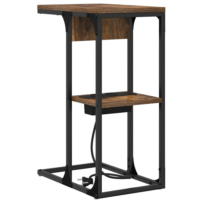 Dulap de noapte Stejar fumuriu 41,5 x 26 x 60,5 cm - WALTI WALTI