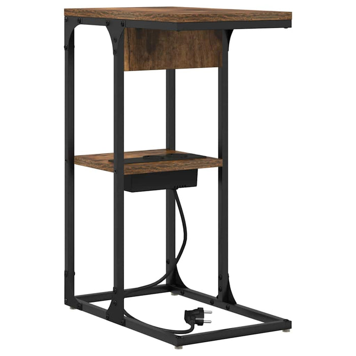Dulap de noapte Stejar fumuriu 41,5 x 26 x 60,5 cm - WALTI WALTI