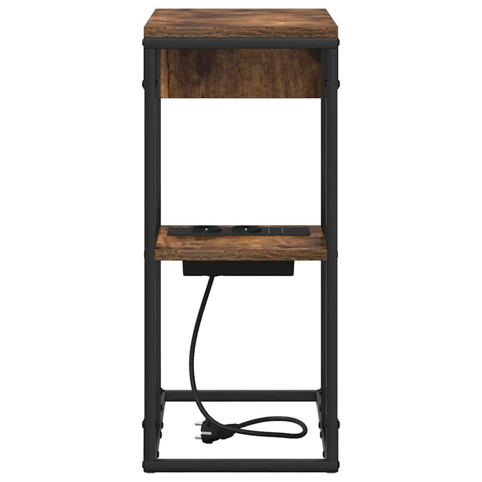 Dulap de noapte Stejar fumuriu 41,5 x 26 x 60,5 cm - WALTI WALTI