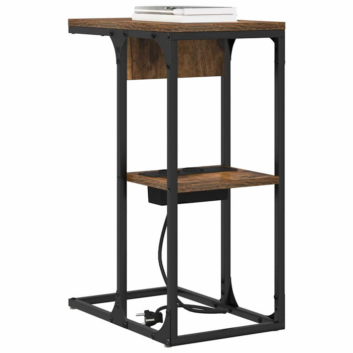 Dulap de noapte Stejar fumuriu 41,5 x 26 x 60,5 cm - WALTI WALTI