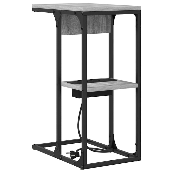 Dulap de noapte Gri Sonoma 41,5 x 26 x 60,5 cm Lemn compozit - WALTI WALTI