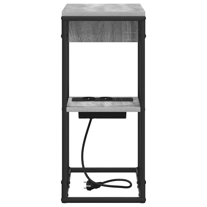 Dulap de noapte Gri Sonoma 41,5 x 26 x 60,5 cm Lemn compozit - WALTI WALTI