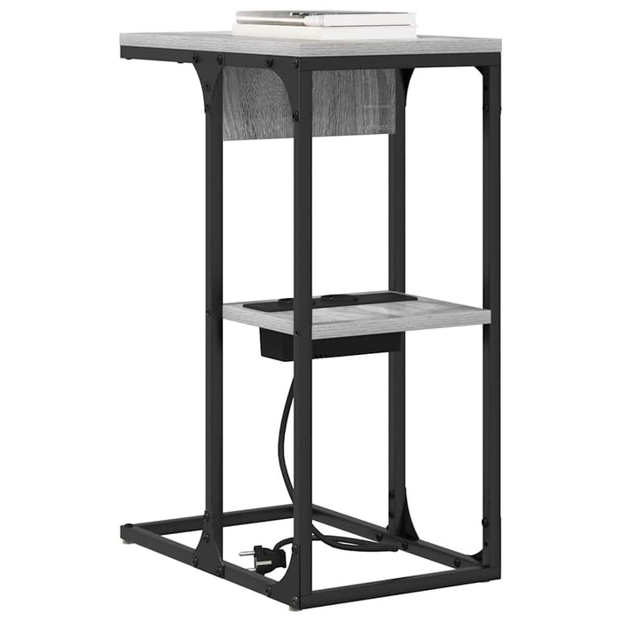 Dulap de noapte Gri Sonoma 41,5 x 26 x 60,5 cm Lemn compozit - WALTI WALTI