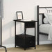 Dulap de noapte Stejar Negru 60 x 30 x 61 cm Lemn compozit - WALTI WALTI