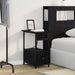 Dulap de noapte Stejar Negru 60 x 30 x 61 cm Lemn compozit - WALTI WALTI