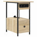Dulap de noapte Stejar Sonoma 60 x 30 x 61 cm Lemn compozit - WALTI WALTI