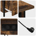 Dulap de noapte Stejar fumuriu 60 x 30 x 61 cm Lemn compozit - WALTI WALTI
