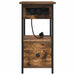 Dulap de noapte Stejar fumuriu 60 x 30 x 61 cm Lemn compozit - WALTI WALTI