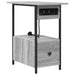 Dulap de noapte Gri Sonoma 60 x 30 x 61 cm Lemn compozit - WALTI WALTI