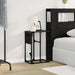 Dulap de noapte Stejar Negru 41,5 x 26 x 60,5 cm Lemn compozit - WALTI WALTI