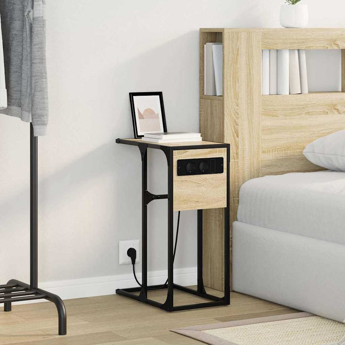 Dulap de noapte Stejar Sonoma 41,5 x 26 x 60,5 cm Lemn compozit - WALTI WALTI