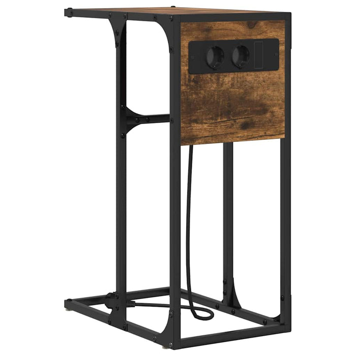 Dulap de noapte Stejar fumuriu 41,5 x 26 x 60,5 cm - WALTI WALTI