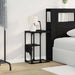 Dulap de noapte Stejar Negru 41,5 x 26 x 60,5 cm Lemn compozit - WALTI WALTI