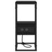 Dulap de noapte Stejar Negru 41,5 x 26 x 60,5 cm Lemn compozit - WALTI WALTI