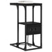 Dulap de noapte Stejar Negru 41,5 x 26 x 60,5 cm Lemn compozit - WALTI WALTI