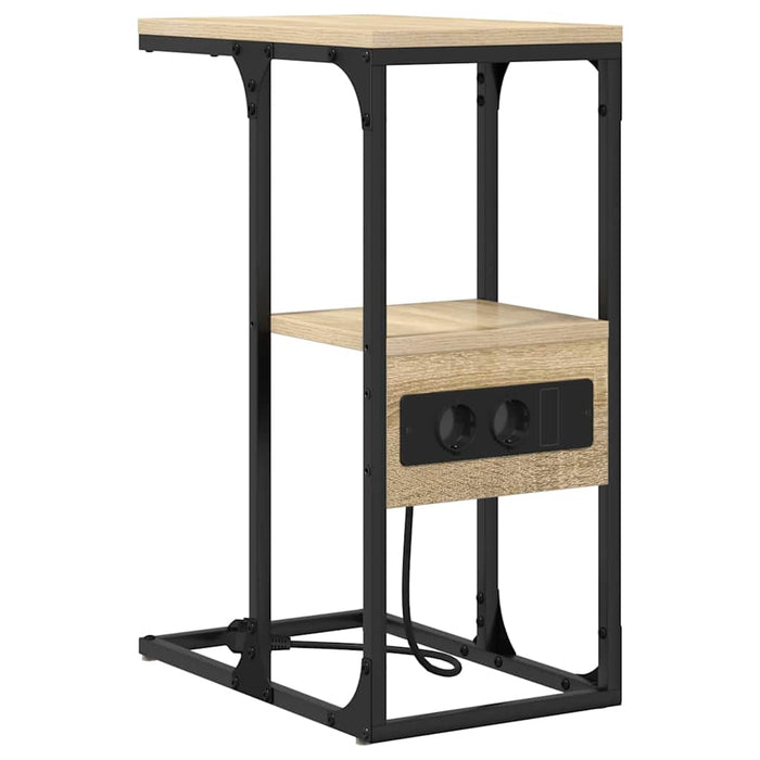 Dulap de noapte Stejar sonoma 41.5 x 26 x 60.5 cm Lemn compozit - WALTI WALTI