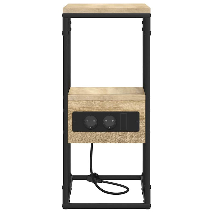 Dulap de noapte Stejar sonoma 41.5 x 26 x 60.5 cm Lemn compozit - WALTI WALTI