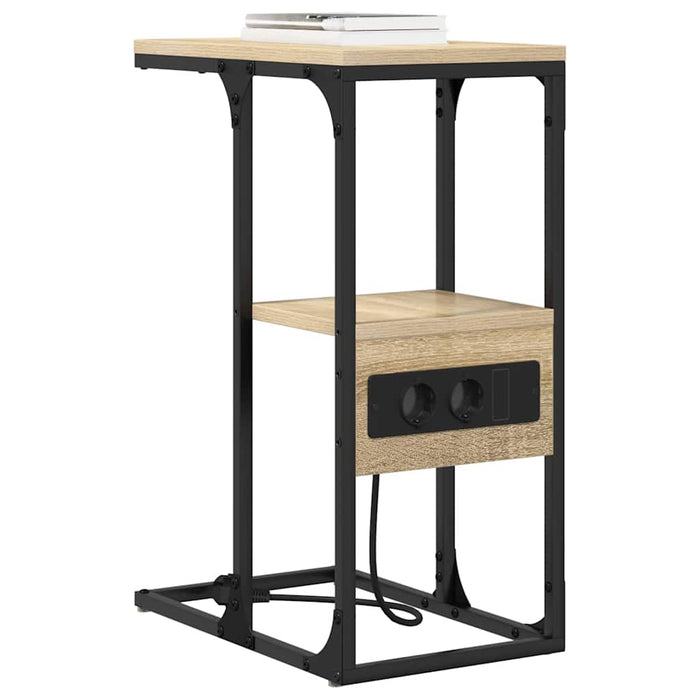 Dulap de noapte Stejar sonoma 41.5 x 26 x 60.5 cm Lemn compozit - WALTI WALTI