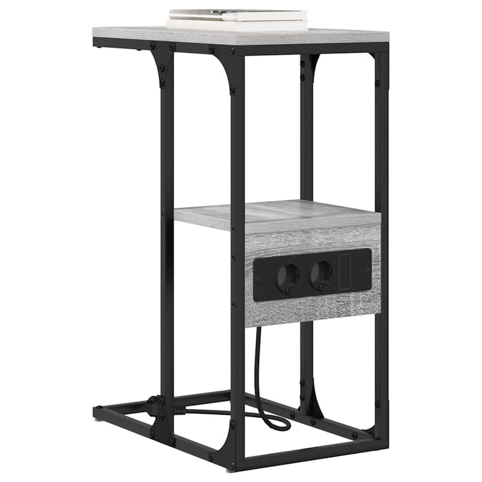 Dulap de noapte sonoma gri 41.5 x 26 x 60.5 cm Lemn compozit - WALTI WALTI