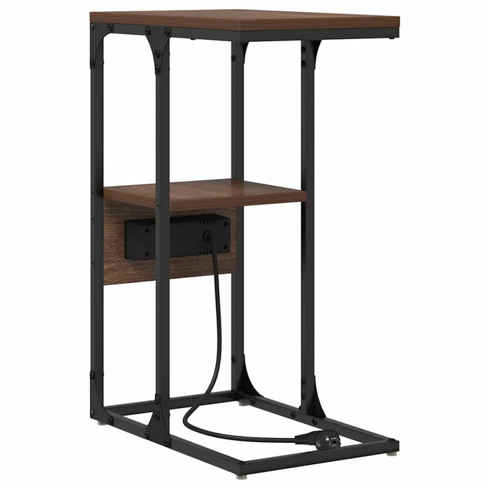Dulap de noapte Stejar brun 41.5 x 26 x 60.5 cm Lemn compozit - WALTI WALTI