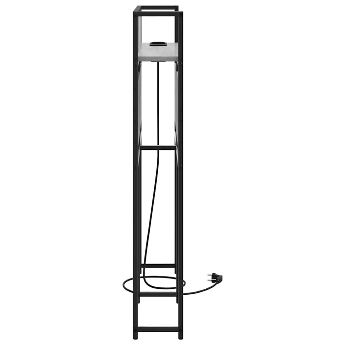 Tăblie de depozitare cu raft sonoma gri 100 cm Lemn compozit - WALTI WALTI
